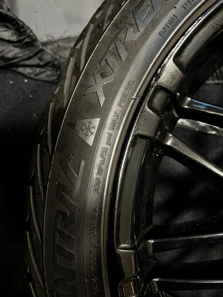 Winterbanden met lichtmetale velg voor Audi, VW, Skoda etc., Véhicule de tourisme, Enlèvement, Utilisé, Pneus hiver
