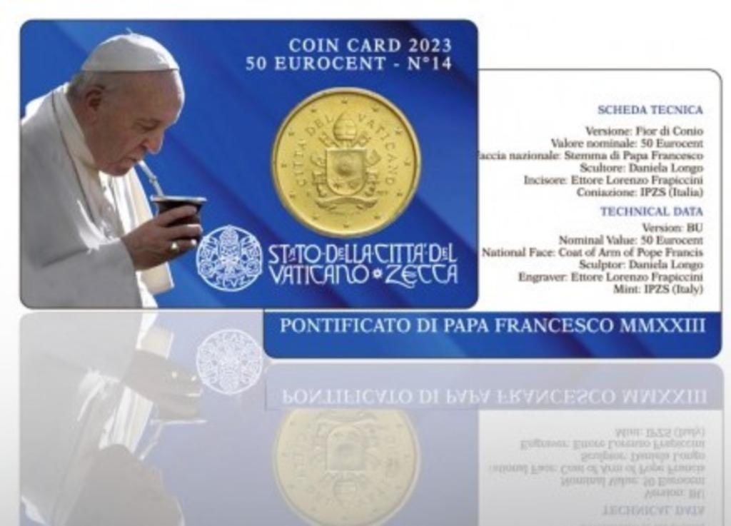 Coincard Vaticaanstad Nr. 14 2023, Ophalen of Verzenden, Vaticaanstad