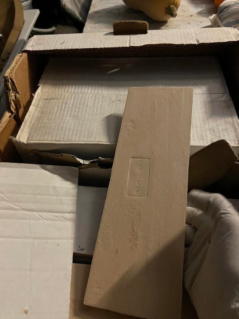 Keuken tegels gebroken wit 10x30, Ophalen of Verzenden, Nieuw, Effen, Overige typen