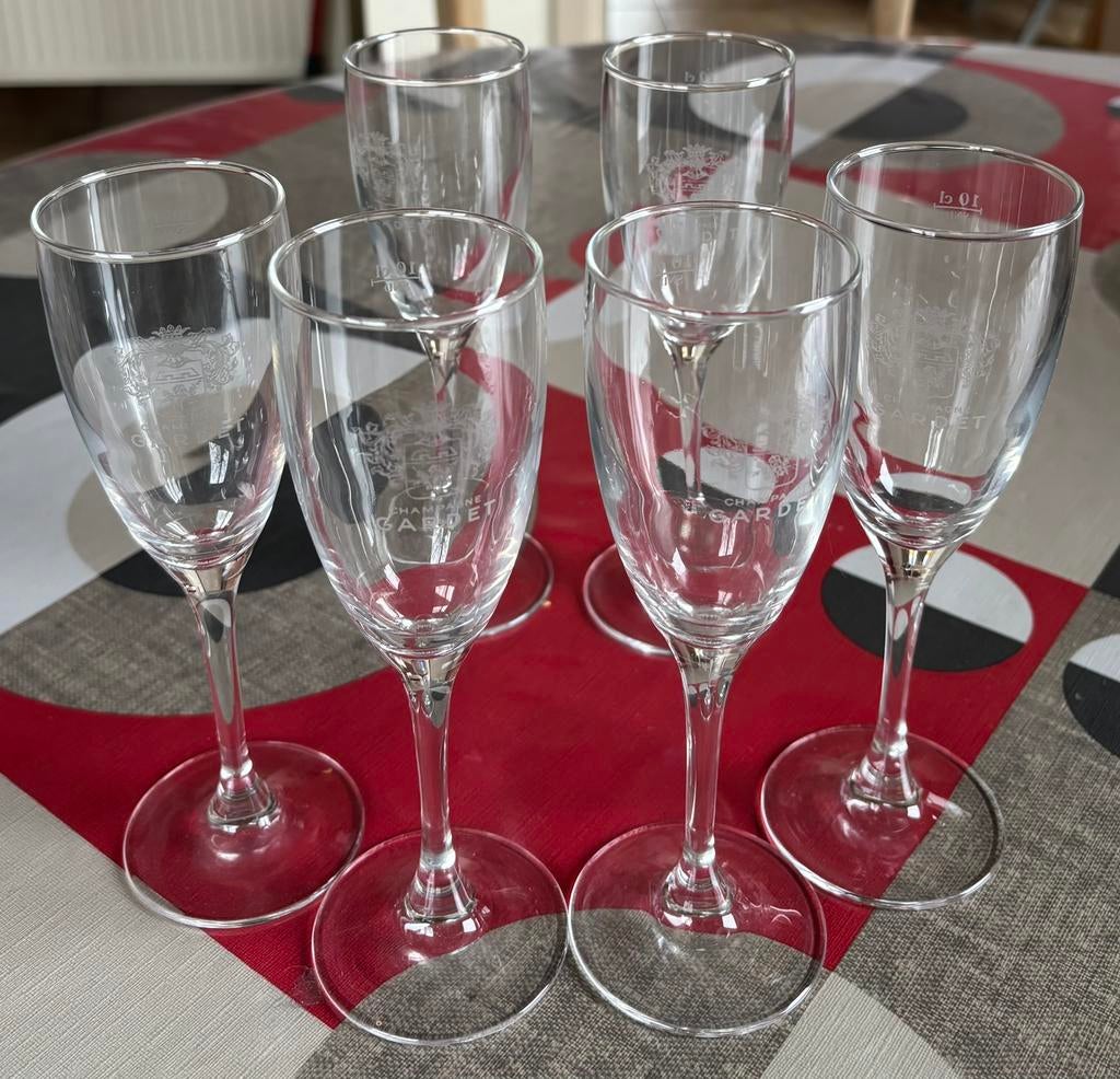 6 coupes à champagne GARDET, Enlèvement ou Envoi, Neuf