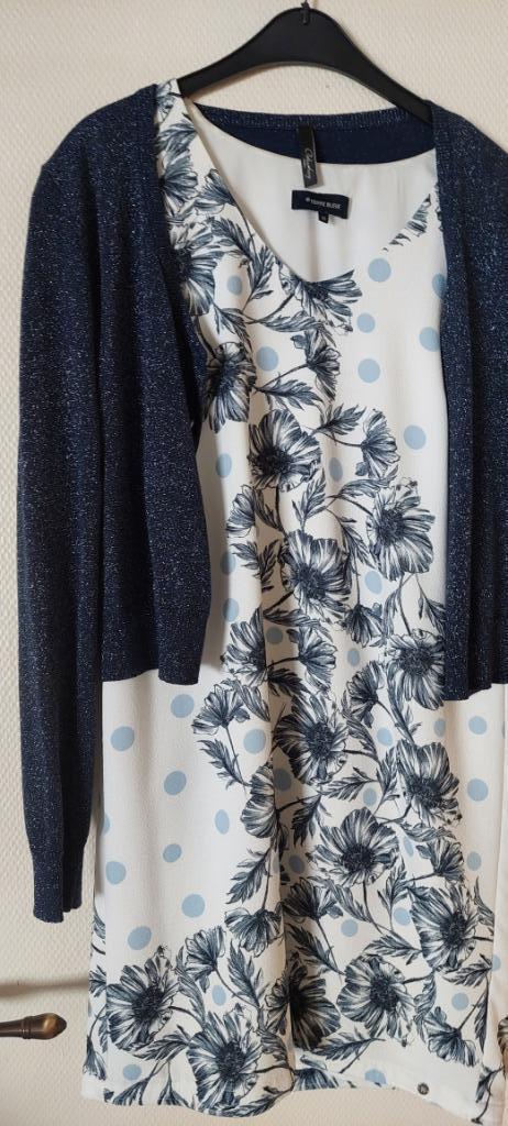 kleedje, Kleding | Dames, Blauw, "" TERRE BLEUE "", Zo goed als nieuw, Boven de knie