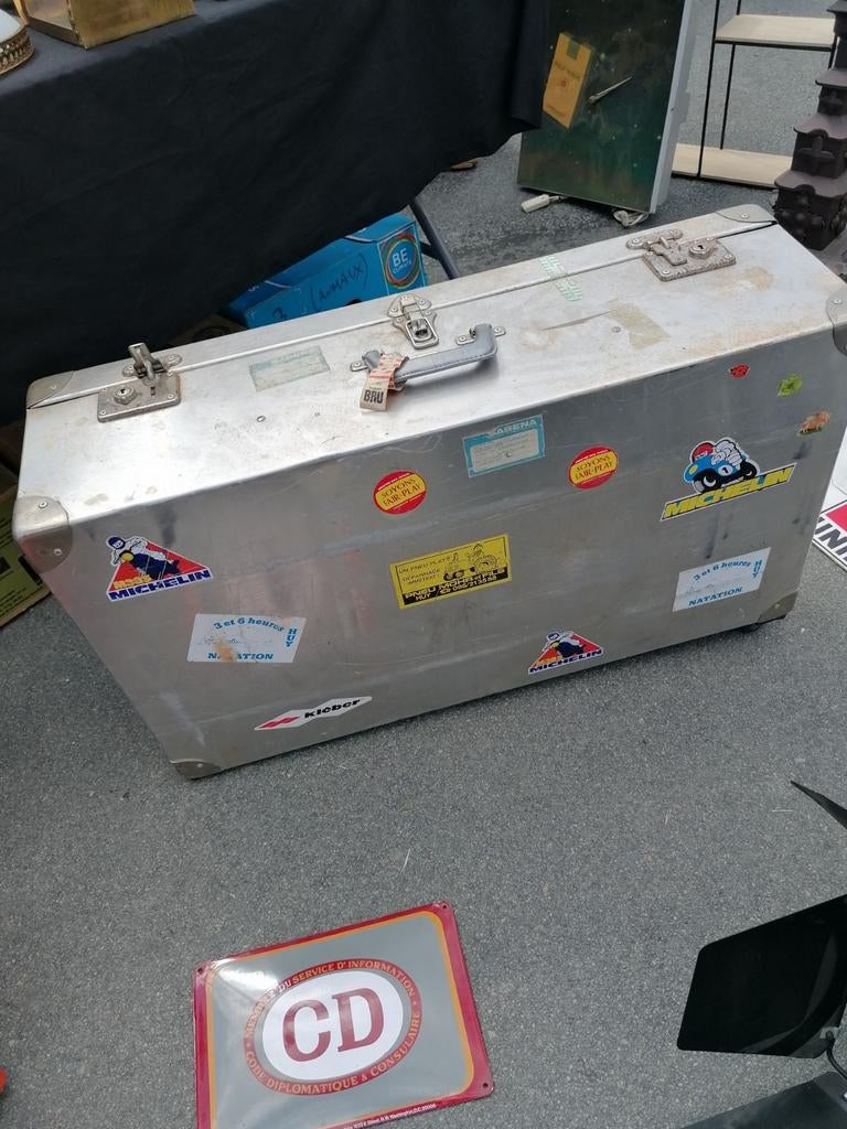 Ancienne valise de voyage étiquette Sabena, Enlèvement ou Envoi, Utilisé