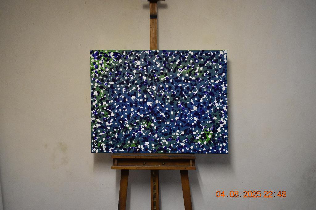 Serie nr. Abstracte schilderijen (89), door joky kamo, Antiek en Kunst, Ophalen, Olieverf, Abstract