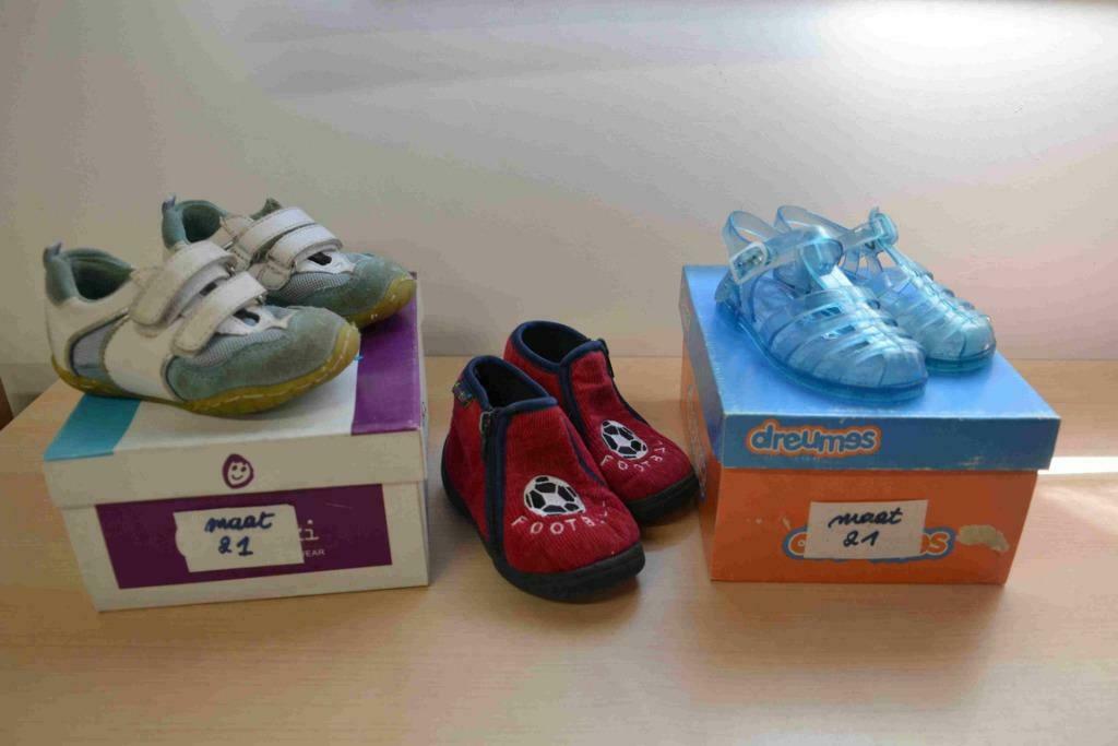 maat 21 schoenen - pantoffels, Garçon ou Fille, Enlèvement, Utilisé, Chaussures