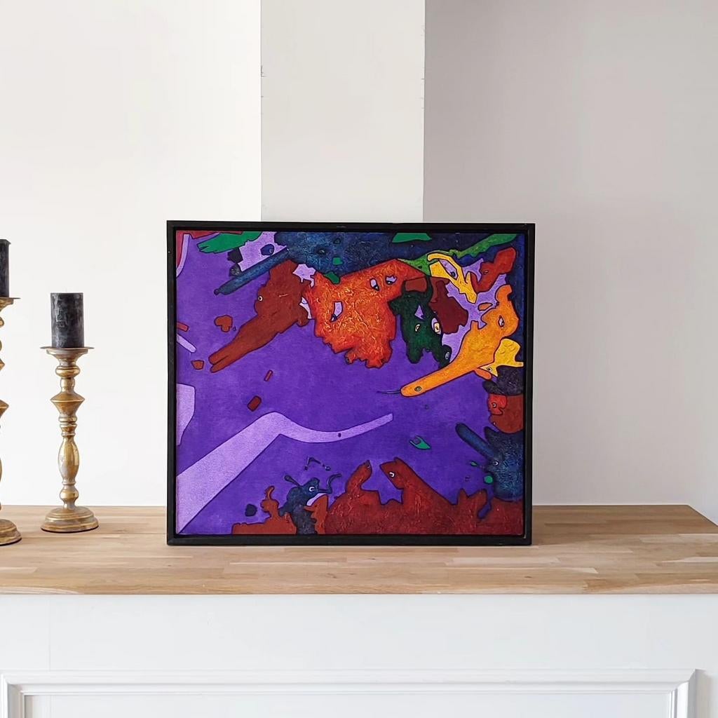 Peinture de Roland Lavianne. Faire une offrze, Antiquités & Art, Art | Peinture | Moderne, Enlèvement ou Envoi