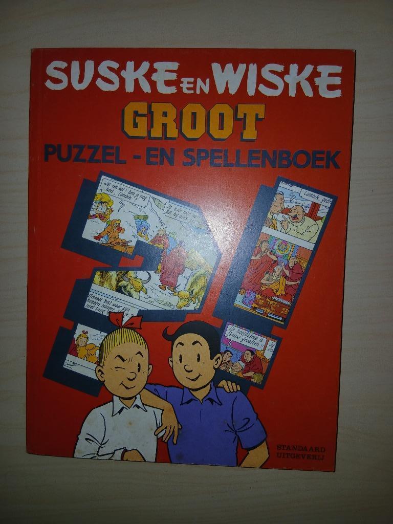 suske en wiske groot puzzel- en spellenboek (1990), Willy Vandersteen, Eén stripboek, Nieuw, Ophalen of Verzenden