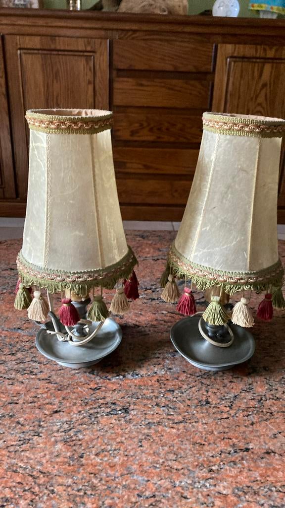 Lot de 2 petites lampes de chevet ou table, Enlèvement ou Envoi