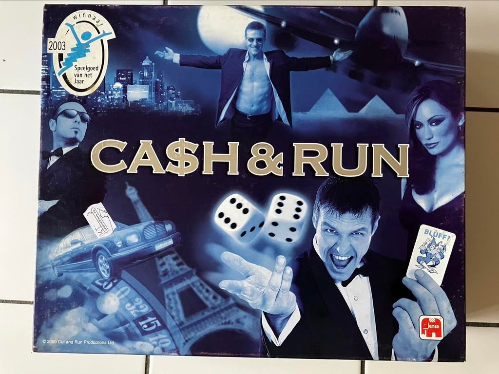 Gezelschapsspel Cash & Run, Ophalen of Verzenden, Zo goed als nieuw