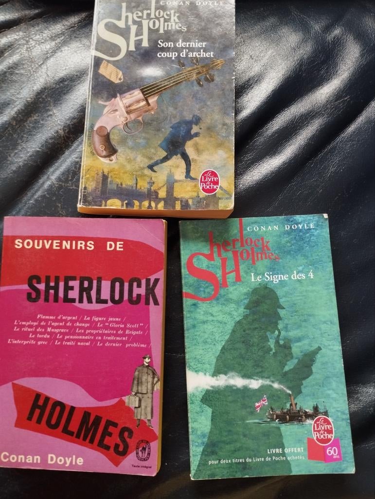 Lot de 3 Sherlock Holmes Conan Doyle, Ophalen of Verzenden