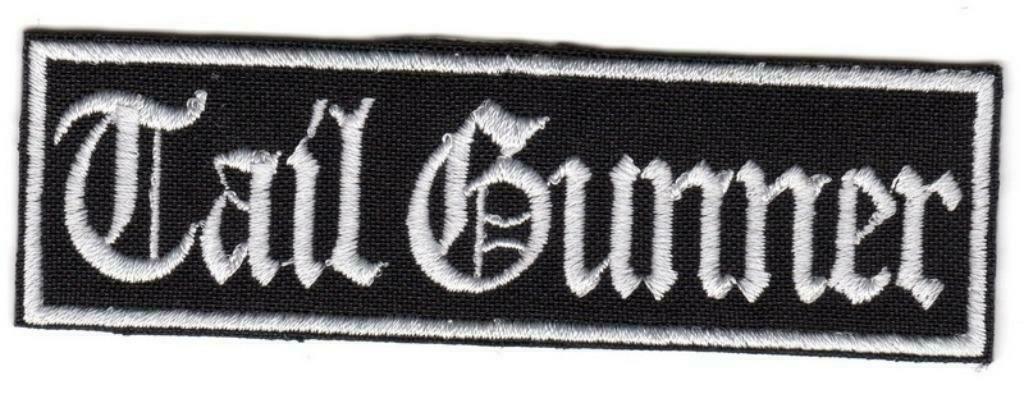 Patch Tail Gunner rang motorclub - 100 x 30 mm, Ophalen of Verzenden, Nieuw zonder kaartje, Overige typen