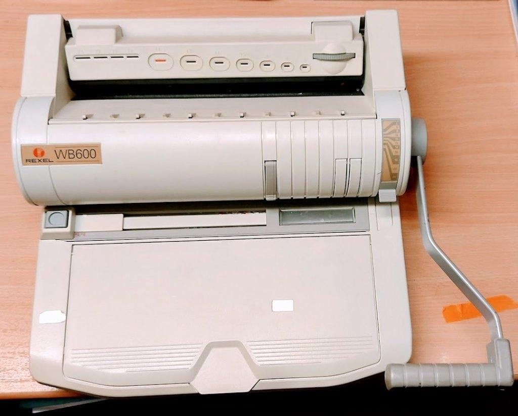Inbindmachine REXEL, Zakelijke goederen, Ophalen, Gebruikt