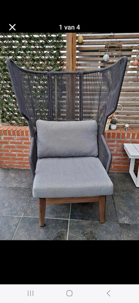 Chaise de jardin Ikea, sans coussins, 4 pièces, Enlèvement ou Envoi