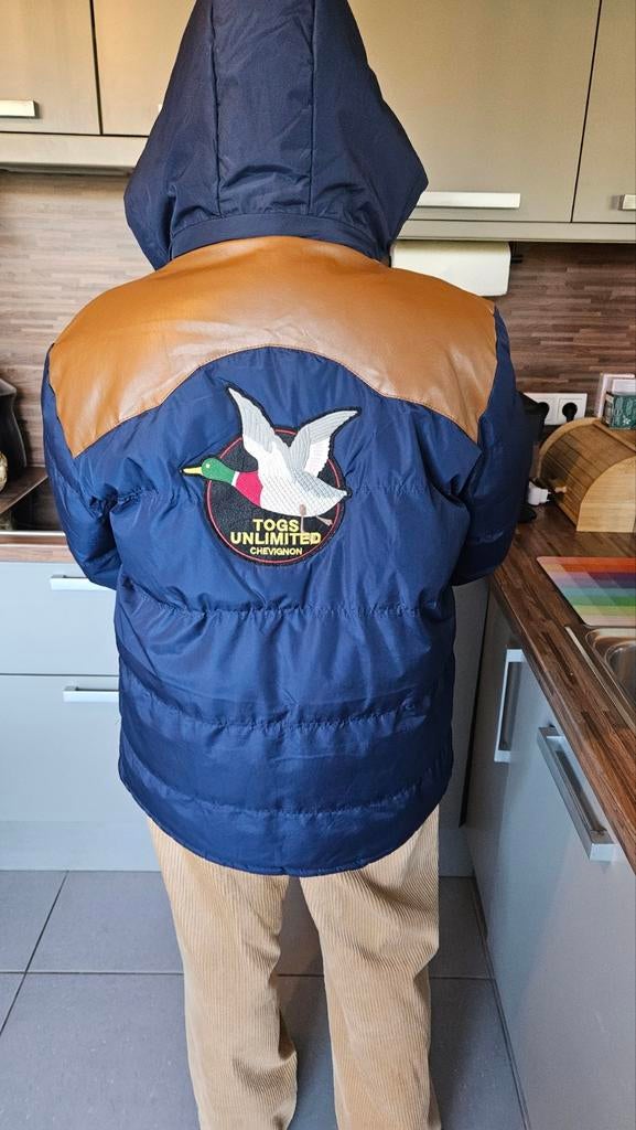 Vintage doudoune Chevignon, Kleding | Heren, Bodywarmers, Gedragen, Maat 52/54 (L), Blauw, Ophalen of Verzenden