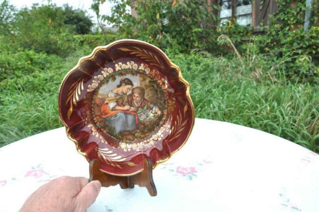 §  plat creux mural bequet couple  (3), Antiquités & Art, Enlèvement ou Envoi
