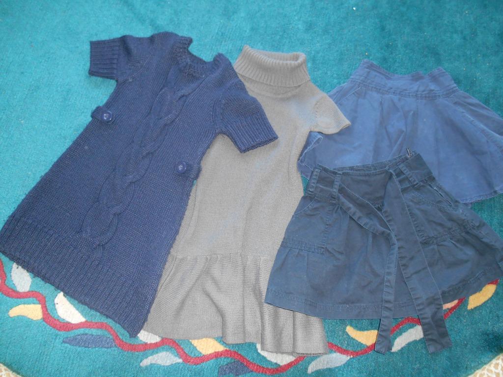 lot robes-jupes automne-hiver 6 ans, Robe ou Jupe, JBC, Enlèvement, Utilisé