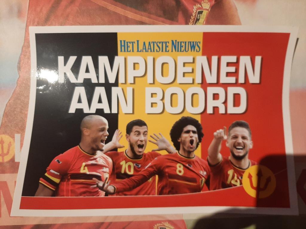 Sticker Rode Duivels Het Laatste Nieuws, Ophalen of Verzenden, Zo goed als nieuw, Sport