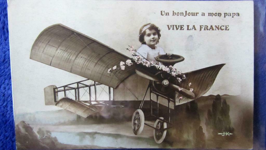 FANTASIE KAARTEN- KINDEREN- FRANSE KAART, Verzamelen, Ophalen of Verzenden, Voor 1920, Gelopen, Kinderen