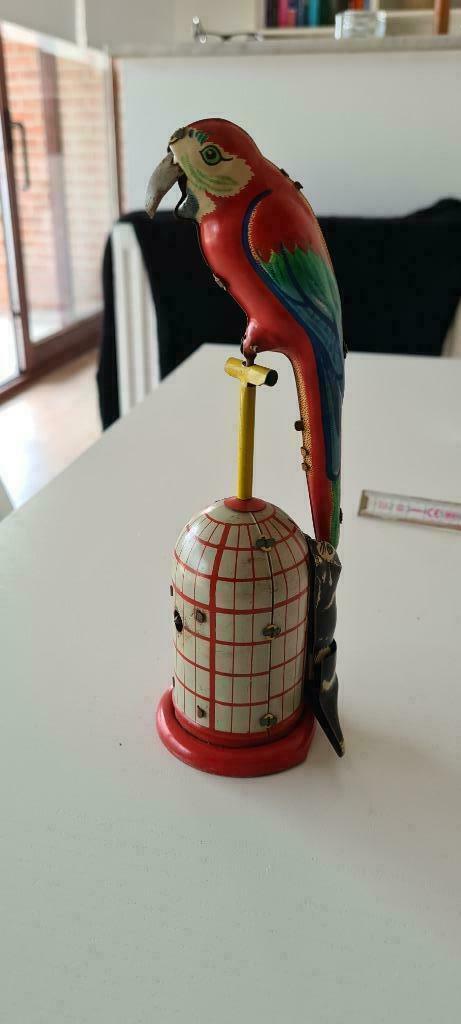 MSB (MS Brandenburg) - Wind-up tin toy - Parrot and cat arou, Ophalen of Verzenden