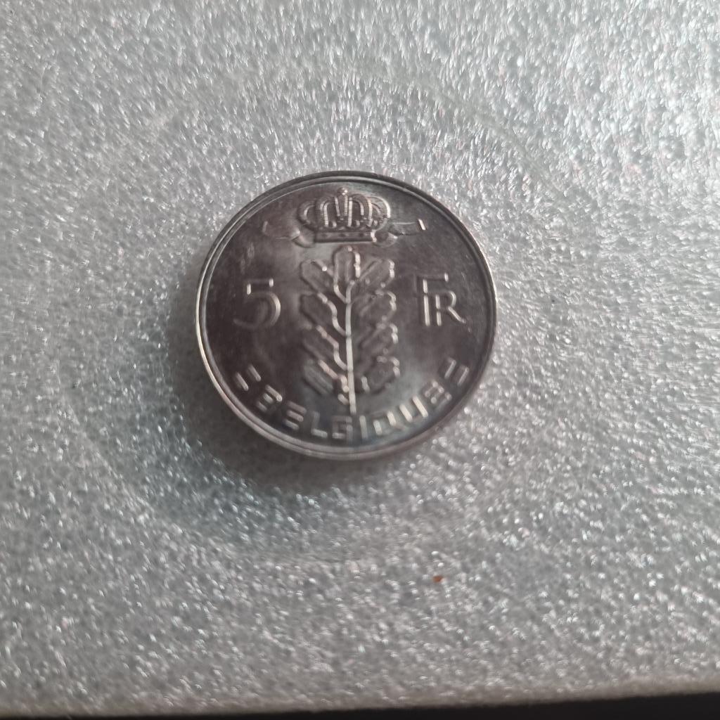 Pièces de monnaie 5 francs Belgique, Ophalen of Verzenden, Losse munt