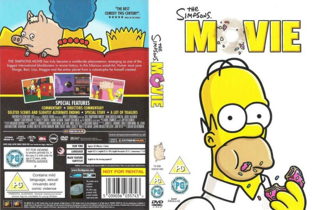 DVD The Simpsons Movie + livret, Cd's en Dvd's, Ophalen, Overige genres, Film