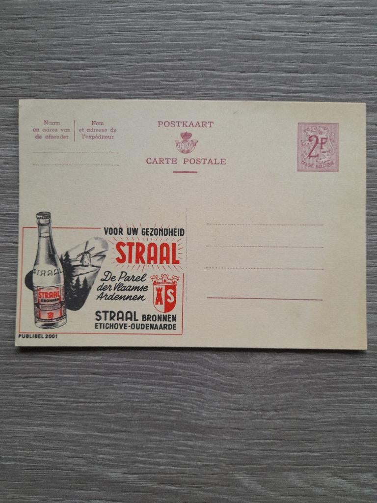 Postkaart straalbronnen, Verzamelen, Merken en Reclamevoorwerpen, Ophalen of Verzenden