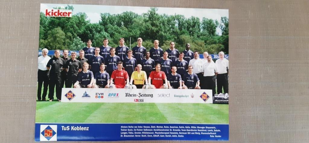 Knipsel TuS Koblenz, Verzamelen, Verzenden, Gebruikt, Poster, Plaatje of Sticker