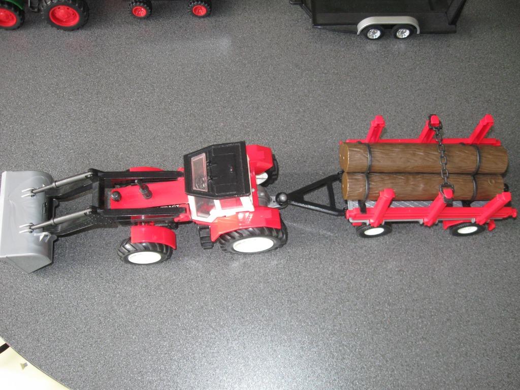 4 x tractoren met aanhanger,, Kinderen en Baby's, Ophalen of Verzenden, Gebruikt