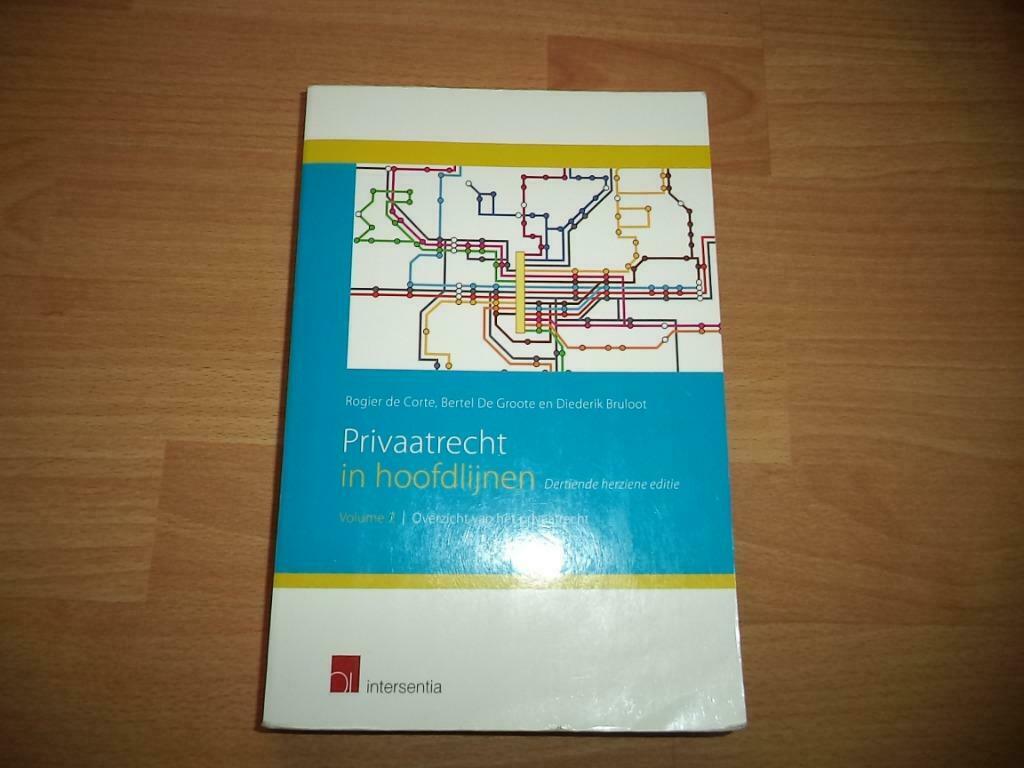 Privaatrecht in hoofdlijnen vol 2 UGent 2de bachelor hw, Boeken, Studieboeken en Cursussen, Ophalen of Verzenden, Gelezen, Hoger Onderwijs