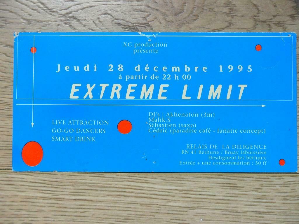 Flyers Extreme  Limit @ Relais de la Diligence 1995, Envoi, Utilisé, Autres types