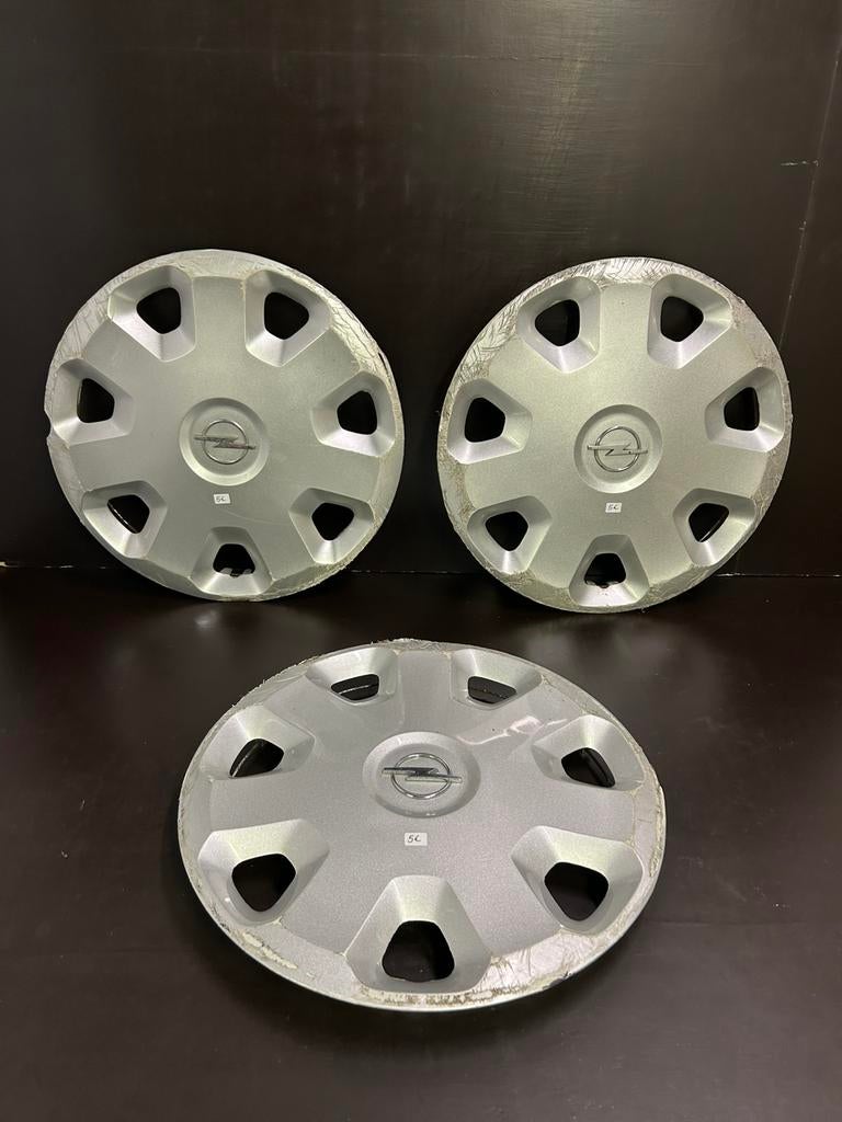 3 enjoliveurs Opel Meriva A astra corsa combo 15", Enlèvement ou Envoi, Utilisé