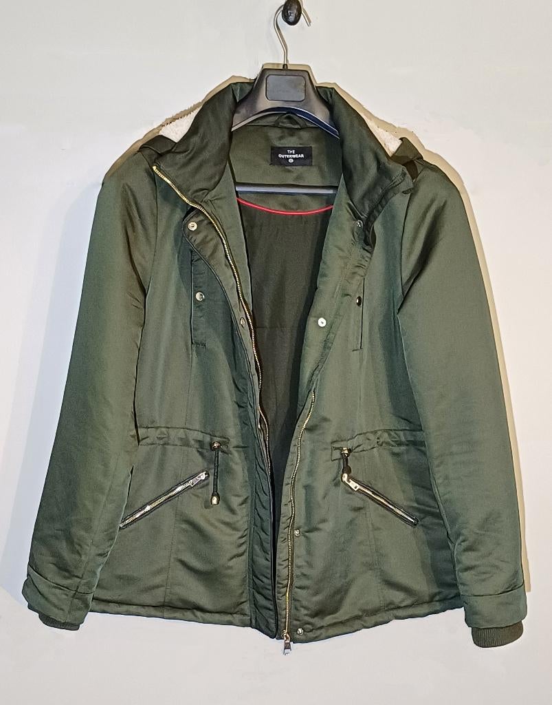 Warme winter jas, Taille 42/44 (L), Enlèvement ou Envoi, Comme neuf, Vert