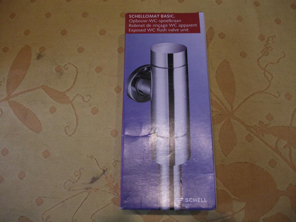Robinet toillet Schell avec chasse d'eau, Enlèvement ou Envoi, Neuf, Chrome, Toilettes
