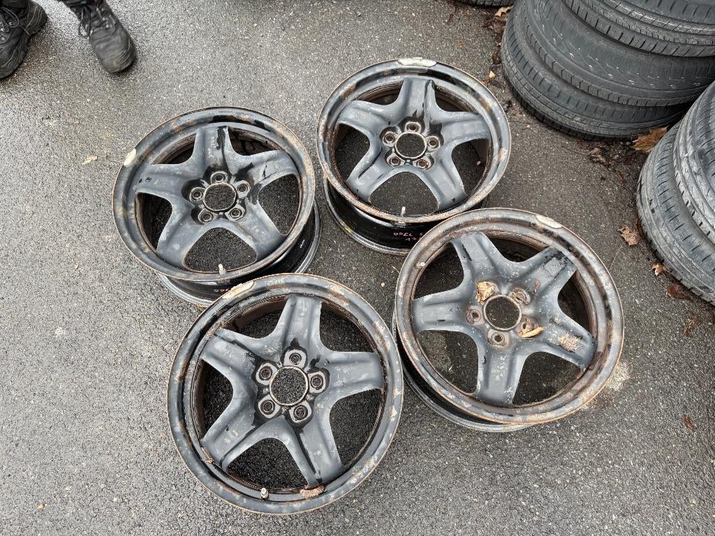 4 jantes en tôle Opel 5x115 17 pouces, Enlèvement, Utilisé, Opel