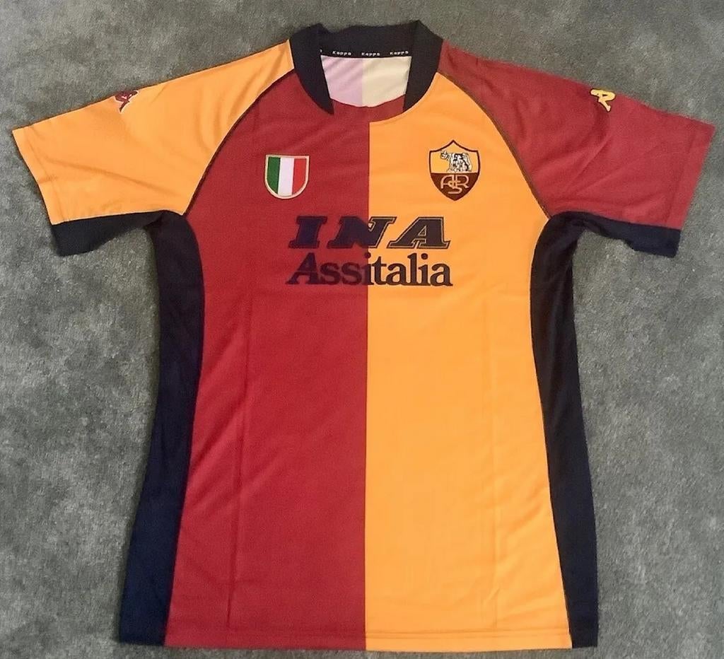 AS Roma Totti Voetbal Thuisshirt Origineel 2001/2002, Verzenden, Zo goed als nieuw, Shirt