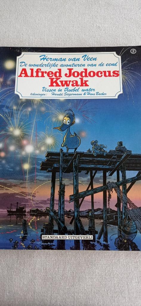 Alfred Jodocus Kwak - nr. 2: vissen in troebel water, Eén stripboek, Ophalen of Verzenden, Zo goed als nieuw