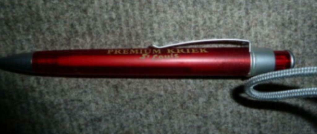 # stylo / pen PREMIUM KRIEK ST LOUIS Brij. Van Honsebrouck, Enlèvement ou Envoi, Utilisé, Autres types, Autres marques