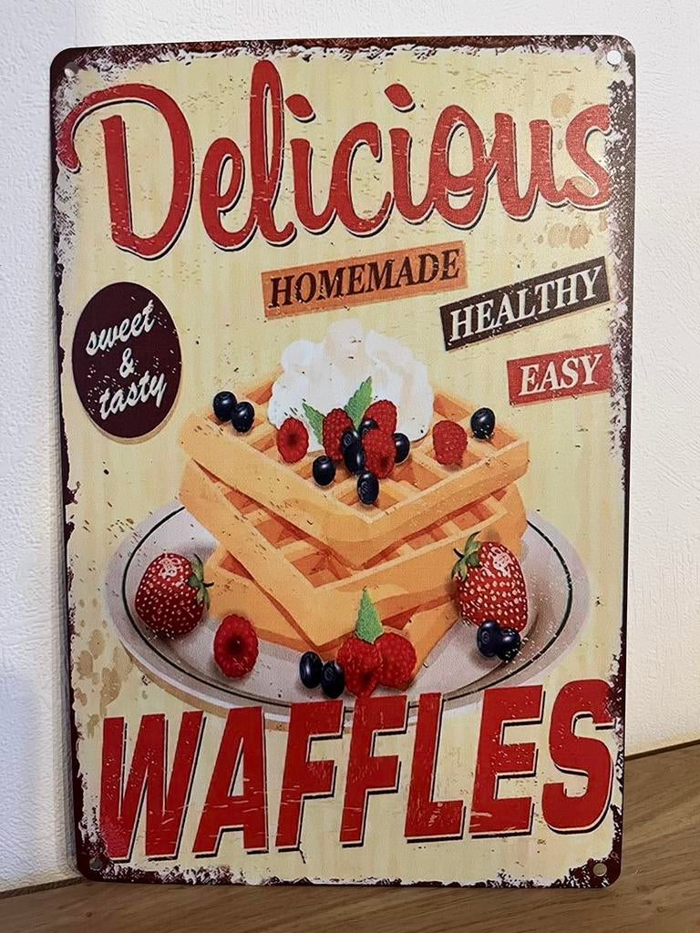 Wafels, wafels, metalen plaat, Verzamelen, Ophalen of Verzenden, Zo goed als nieuw