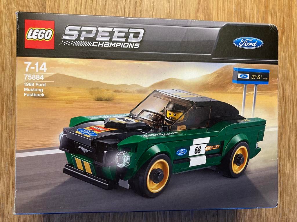 Lego Speed Champions Ford Mustang 75884, Ophalen, Zo goed als nieuw, Complete set, Lego