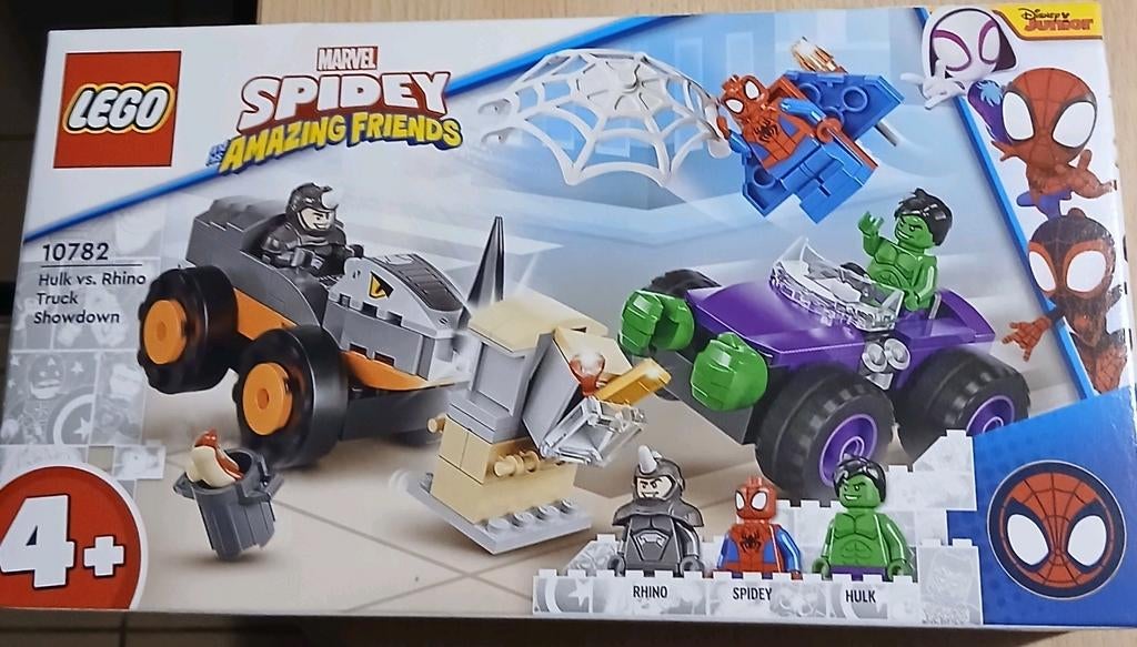 Lego marvel set 10782 - hulk vs rhino truck showdown, Ophalen, Nieuw, Complete set, Lego