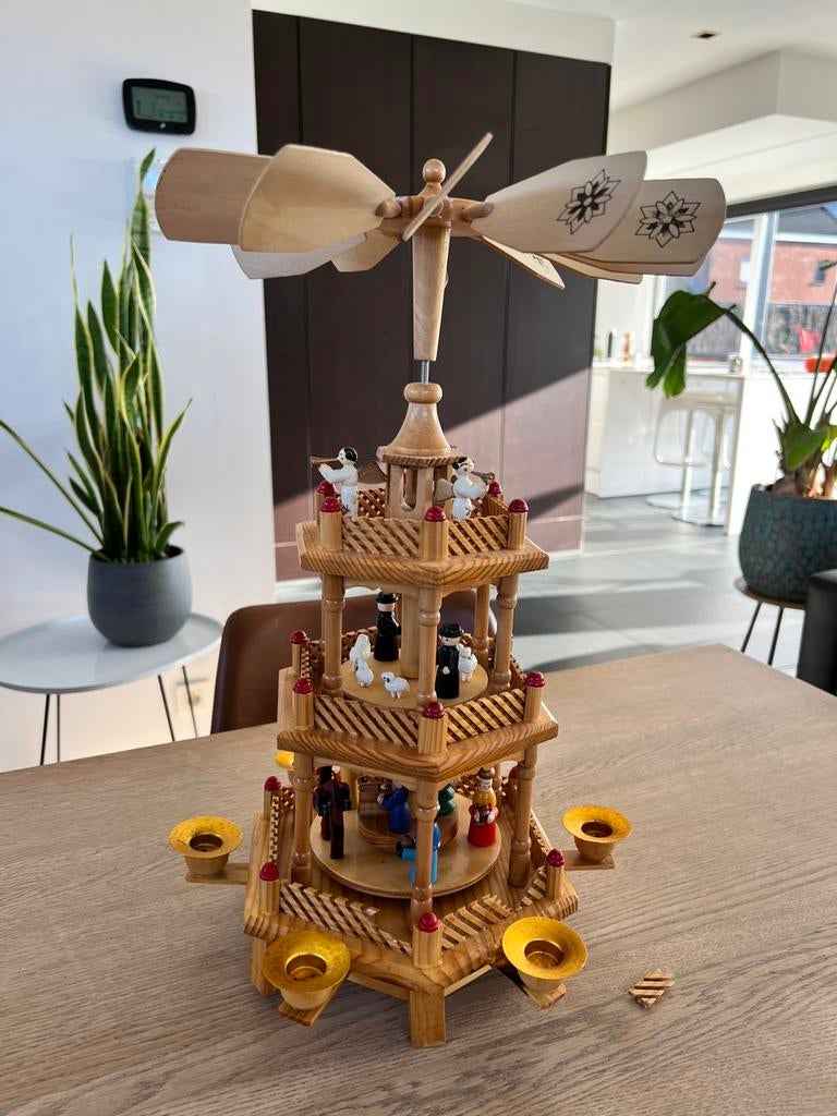 Vintage kerstpiramide 1992, Divers, Noël, Utilisé, Enlèvement