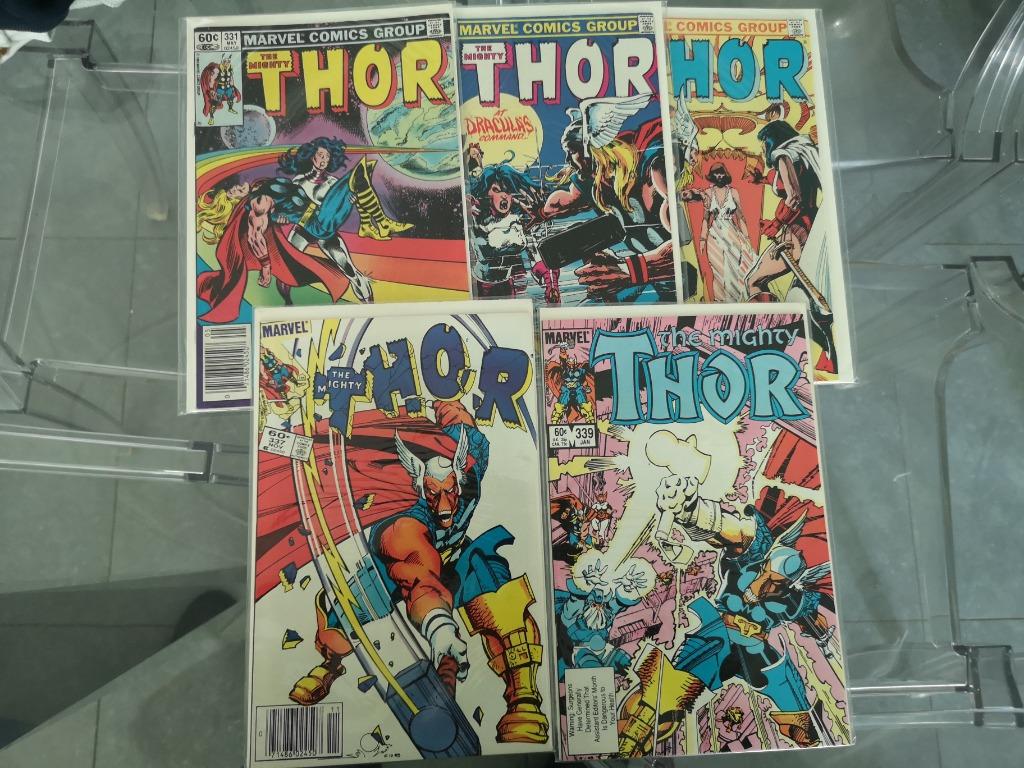 the Mighty Thor (vol.1) #331-340 - 1st Beta Ray Bill, Complete serie of reeks, Ophalen of Verzenden, Gelezen