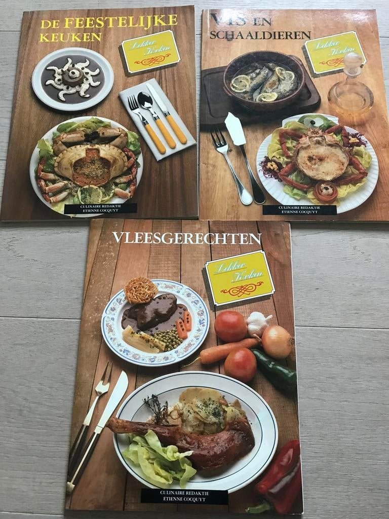 3 kookboekjes - Etienne Cocquyt, Boeken, Ophalen of Verzenden, Zo goed als nieuw, Etienne Cocquyt