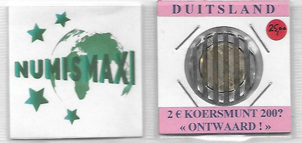 2 euro Duitsland 200? ontwaard, Ophalen of Verzenden, Duitsland, 2 euro