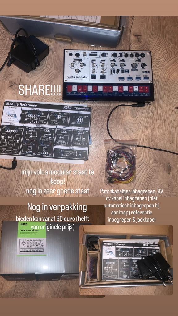 KORG VOLCA MODULAR, Muziek en Instrumenten, Synthesizers, Zo goed als nieuw, Korg, Ophalen of Verzenden
