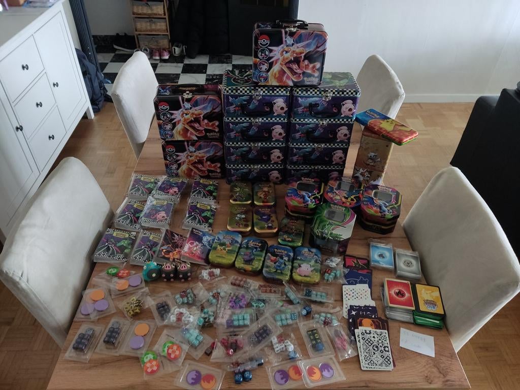 Pokemon spullen opkoop, Ophalen