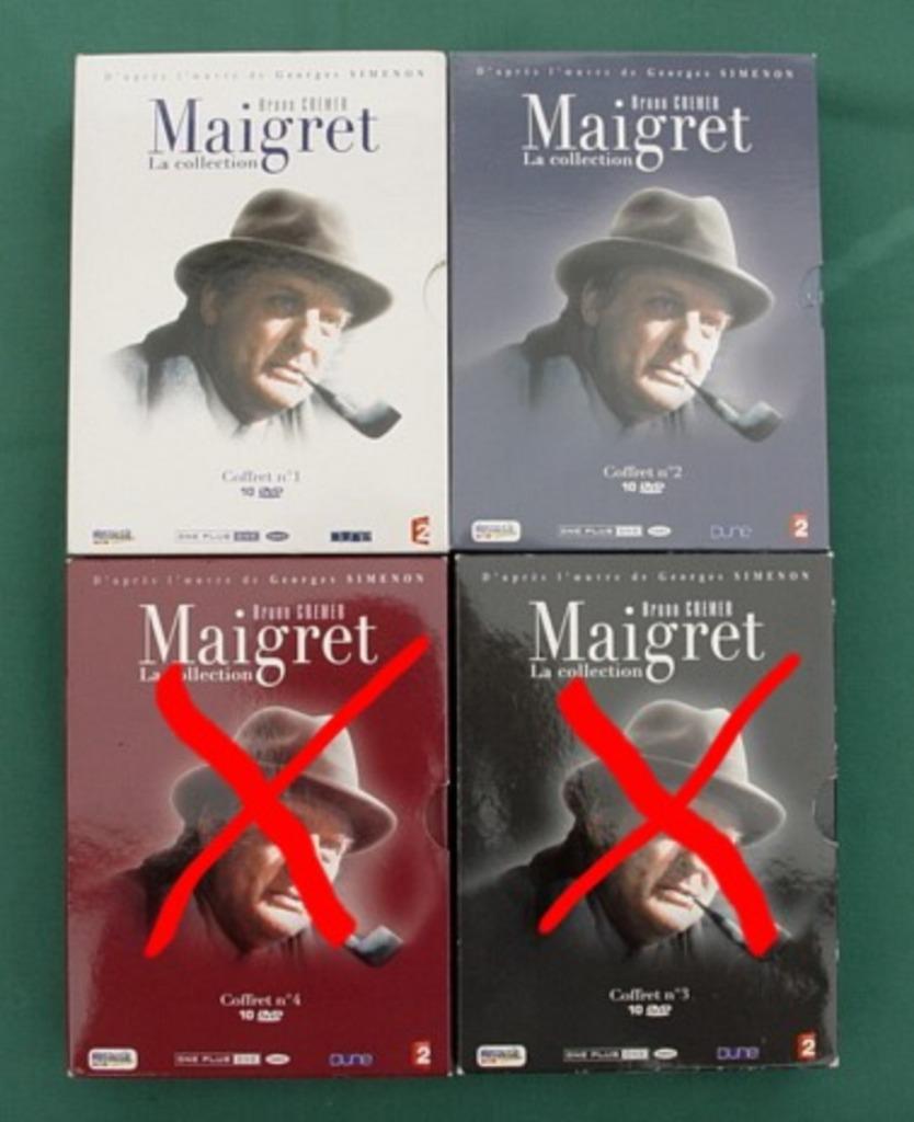 Coffret DVD Maigret, Enlèvement ou Envoi, Coffret