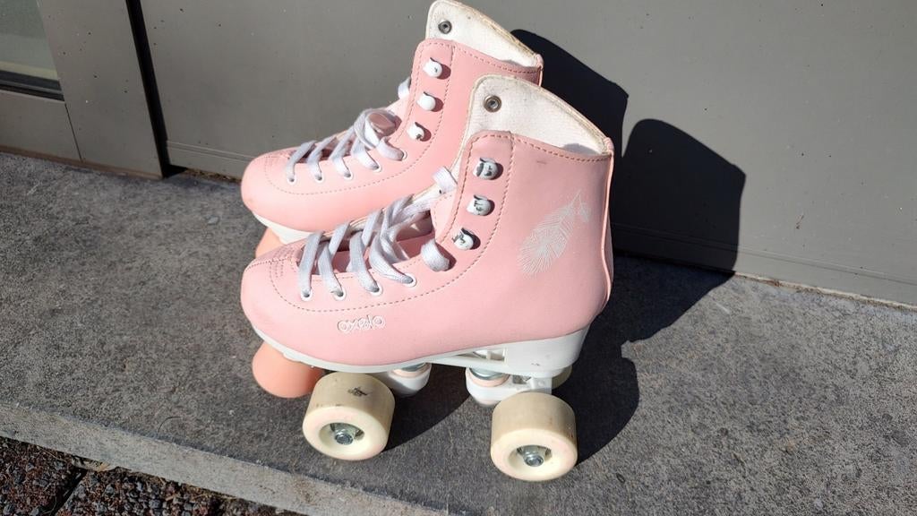 Rolschaatsen Olexo, roze, maat 33, Ophalen, Gebruikt, Kinderen