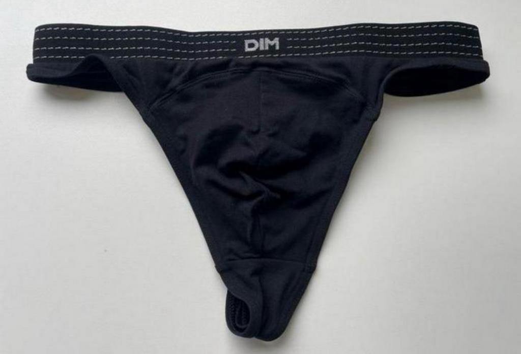 DIM Microfiber String Heren, Verzenden, Zwart, Dim, Slip