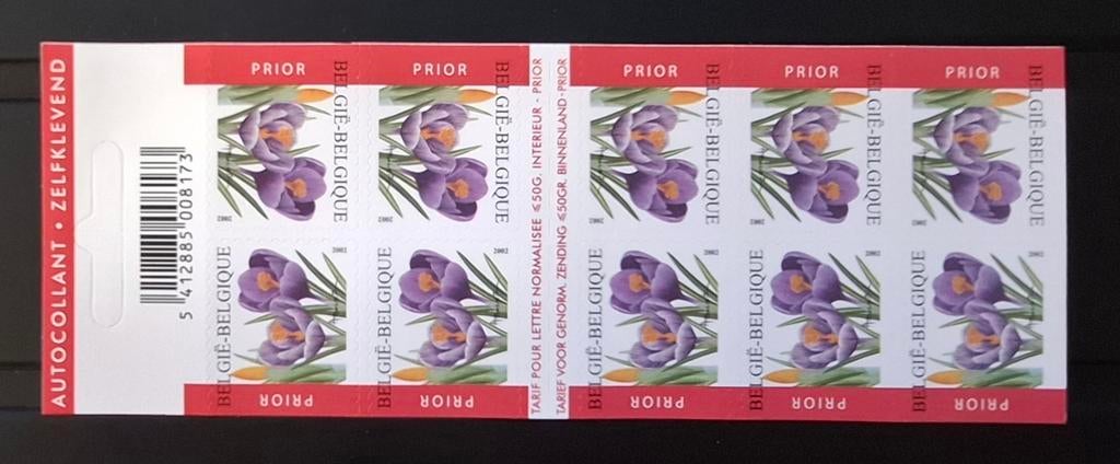 Belgique : COB 3141-B41 ** Fleurs 2002., Sans timbre, Neuf, Enlèvement ou Envoi, Non oblitéré