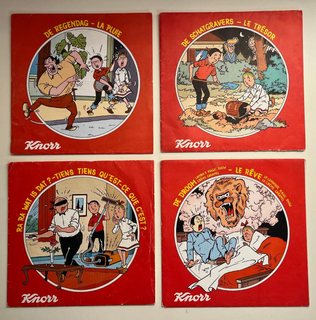 Suske en Wiske - complete KNORR-singletjes-reeks - 1978, Verzenden, Studio  Vandersteen